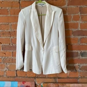 Cream Lovers + Friends oversized blazer in XS